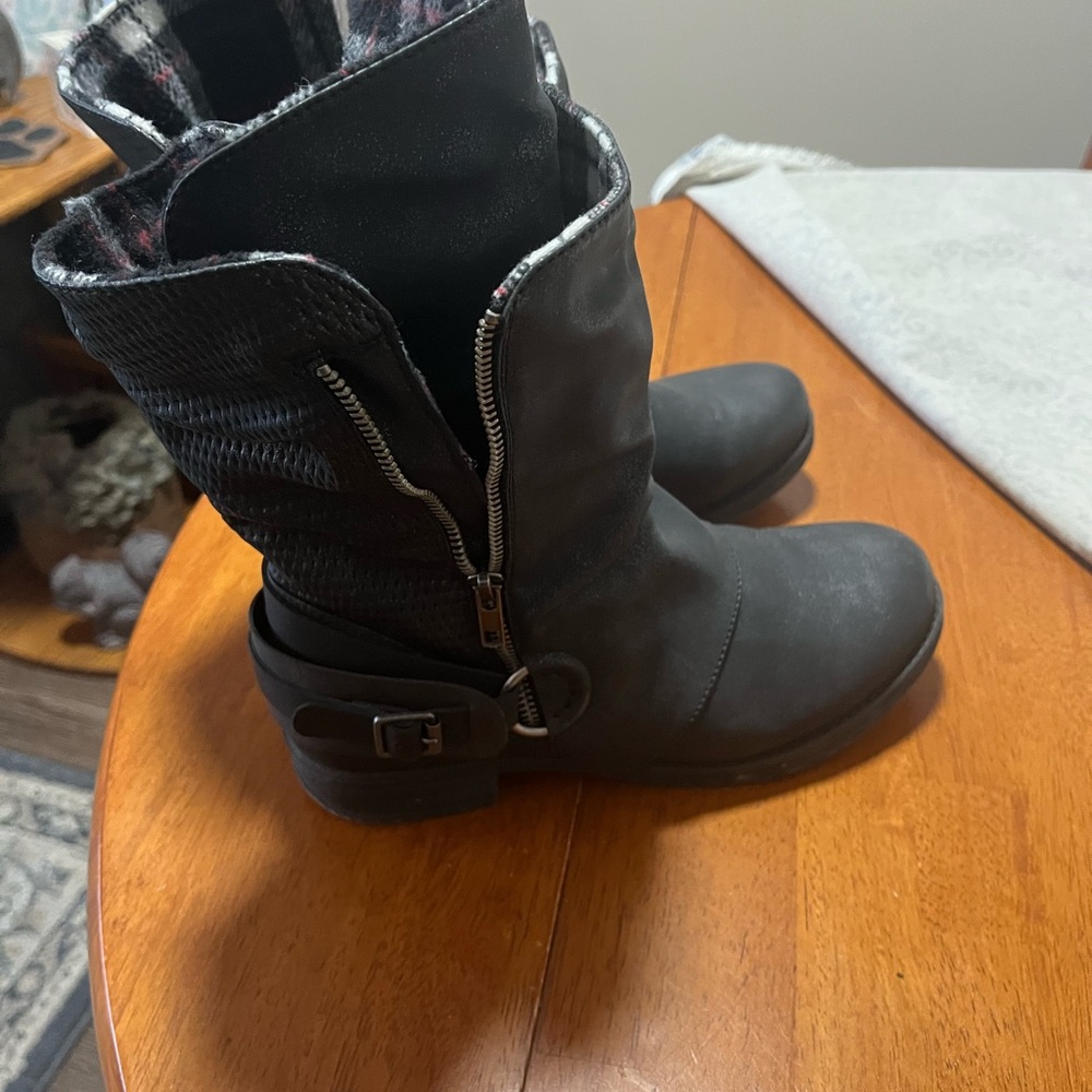 Jellypop Black Ankle Booties with Buckle Detail - Picture 2 of 7